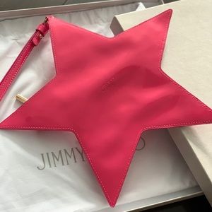 JIMMY CHOO STAR WRISTLET CLUTCH